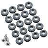 Bivethoi Round Screw-On Furniture Glides, PTFE Floor Protectors, 19 mm, 20-Pack view 1