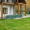 Custom Green Leaf Pattern Banner, 300D Polyester, 30 x 120 cm view 4