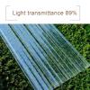 Fiberglass Roofing Panels, UV Protection, Rainproof, Daylighting, 35 x 28 in, 3-Pack view 2