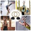 Exercise Rings with Straps, Gymnastics Rings for Men | Non-Slip view 4