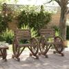 Outdoor Furniture, Garden Chairs, 2 Pieces, 58 x 58 x 78.5 cm, Solid Fir Wood view 3