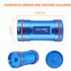 ARCHON Waterproof Aluminum Alloy Car Key Case, Keychain Dry Box for Swimming, Diving and Boating, Small Bag, Blue view 2