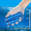 ARCHON Waterproof Aluminum Alloy Car Key Case, Keychain Dry Box for Swimming, Diving and Boating, Small Bag, Blue view 4