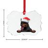 Dog's First Christmas Dog Tag Butterfly Acrylic Ornament view 2