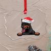 Dog's First Christmas Dog Tag Butterfly Acrylic Ornament view 4