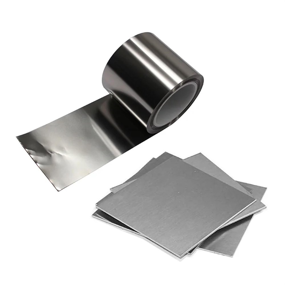 Titan, Brass, Copper, Steel, Aluminum, Nickel, Iron, Zinc, Tin, Bronze Metal Sheet (304, 4 x 100 x 100 mm)
