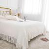 LRUPVEG Bed Runner and Throw, White, 127 × 170 cm view 1