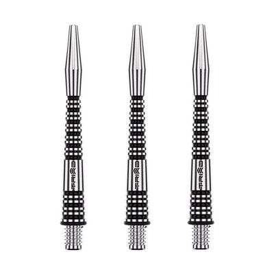 WINMAU Triad RX Aluminum Dart Shafts, Intermediate, Black, 3-Pack