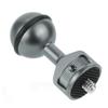NovelGoal Aluminum Ball Head Mount, 2.5 cm, 1/4-Inch Screw Adapter, for Hero 13/12/11/10/9 Cameras and Lights (Titanium) view 1