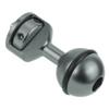 NovelGoal Aluminum Ball Head Mount, 2.5 cm, 1/4-Inch Screw Adapter, for Hero 13/12/11/10/9 Cameras and Lights (Titanium) view 3
