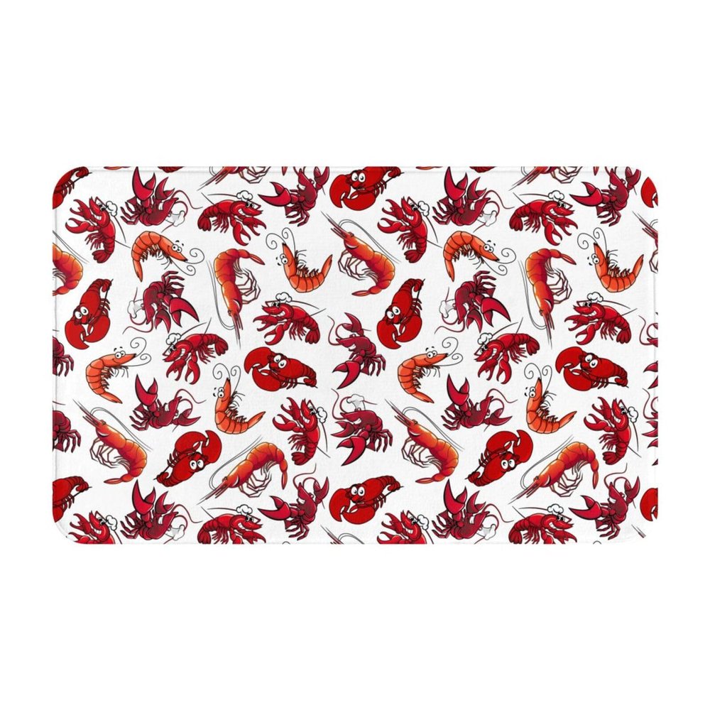 Non-Slip, Washable Shrimp Mats for Kitchen, Entryway, and Indoor Spaces