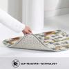 Non-Slip Washable Bathroom Rug, Hawaiian-Style Green Coconut Palm Tree view 3