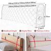 Modern Stretch Headboard Cover for King-Size Beds, Brown, 150 cm view 2