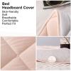 Modern Stretch Headboard Cover for King-Size Beds, Brown, 150 cm view 4