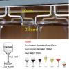 Under-Cabinet Wine Glass Holder, 8 Rows, 22.5 cm Wide view 3