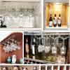 Under-Cabinet Wine Glass Holder, 8 Rows, 22.5 cm Wide view 4