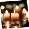 SEWOART 2 Sets Aluminum Tealight Cups, 100 Pieces Each view 3