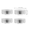 SEWOART 2 Sets Aluminum Tealight Cups, 100 Pieces Each view 4