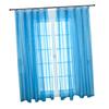 Levemolo Voile Curtain with Star Pattern, Light-Transmitting, Modern, Blue view 1