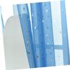 Levemolo Voile Curtain with Star Pattern, Light-Transmitting, Modern, Blue view 4