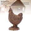 TOPINCN Chicken-Shaped Resin Planter with Drainage Design view 2