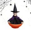 Animated Screaming Witch Candy Dish view 1