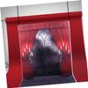 Halloween Vinyl Photography Backdrop with Red Castle Window Decoration view 4