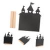 Black Chalkboard Sign, Small Chalkboard with Stand view 4
