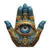 Nankoyal Evil Eye Hand Home Decor, Palm Sculpture and Hand Statue view 1