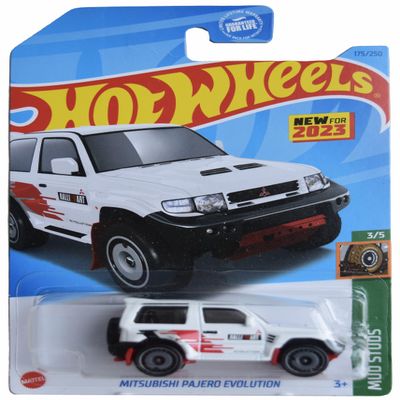Hot Wheels Mitsubishi Pajero Evolution Mud Studs 3/5 [White] 175/250