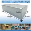Winter-Resistant Garden Furniture Cover 160 x 155 x 50 cm view 2