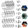 NIXUUANGCHISA Adjustable Hose Clamps for Automotive Fuel Hoses, Water Faucets and Lines, 6,12 mm, 2 pcs (27–51 mm) view 2