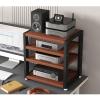 Printer Shelf Stereo Cabinet Hi-Fi Rack, Style 3, 4-Tier, 40 x 35 x 48 cm view 1