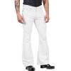 Men's Flared Jeans, Dark Blue Washed Wide-Leg Pants view 1