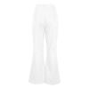 Men's Flared Jeans, Dark Blue Washed Wide-Leg Pants view 3