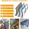 KAILODI Door Canopy, Patio Awning with Aluminum Alloy Brackets, Weather-Resistant Cover for Garage, Balcony, and Windows view 3