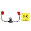 Faucet-Mounted Emergency Eyewash Station, Dual Nozzle, Quick-Activating Eyewash Unit view 1
