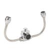 Faucet-Mounted Emergency Eyewash Station, Dual Nozzle, Quick-Activating Eyewash Unit view 3