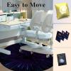 Round Gaming Chair Mat for Carpet and Hard Floors, Non-Slip, 140 cm view 4