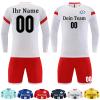 OXOQAQ Long-Sleeve Personalized Soccer Jersey Set for Kids and Adults view 1