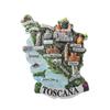 Tuscany Italy 3D Refrigerator Magnet Souvenir view 1