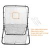 Removable Tennis Net with Elastic Tennis Wall and Adjustable Target Center view 3