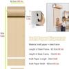 WQZzjm 36/48-Inch Drawing Organizer with Paper Roll, Wall-Mounted Kraft Paper Dispenser with Cutting Bar (36-Inch, One Color) view 3