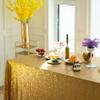 YOUGANG Premium Glitter Metallic Sequin Tablecloth, Rectangular, Rose, 152.4 x 259.1 cm view 3