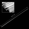 Clear Acrylic Round Rods, 25 cm, 3 mm Diameter, 30-Pack view 2