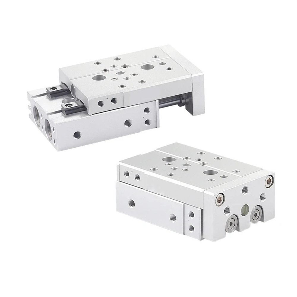 LHKQHRDL HLQ12/16 Pneumatic Guide-Rail Precision Slide Cylinder, 1 Piece