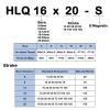 LHKQHRDL HLQ12/16 Pneumatic Guide-Rail Precision Slide Cylinder, 1 Piece view 3