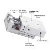LHKQHRDL HLQ12/16 Pneumatic Guide-Rail Precision Slide Cylinder, 1 Piece view 4
