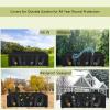 Winter-Ready Garden Furniture Cover, 150 x 135 x 74 cm, 420D Oxford Fabric view 3
