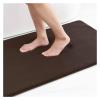 JMORCO Super-Absorbent Memory Foam Bath Mat, Non-Slip, Brown, 43 x 61 cm view 1
